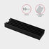 Dissipador Pasivo AXAGON CLR-M2L10 - M.2 SSD, 80mm SSD, ALU, silicone thermal pads, height 10mm image number null