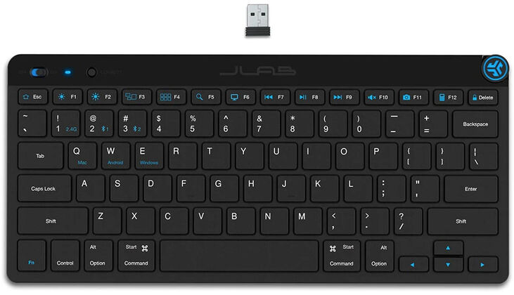 JLab GO teclado Universal Bluetooth QWERTY Inglés Negro image number 3