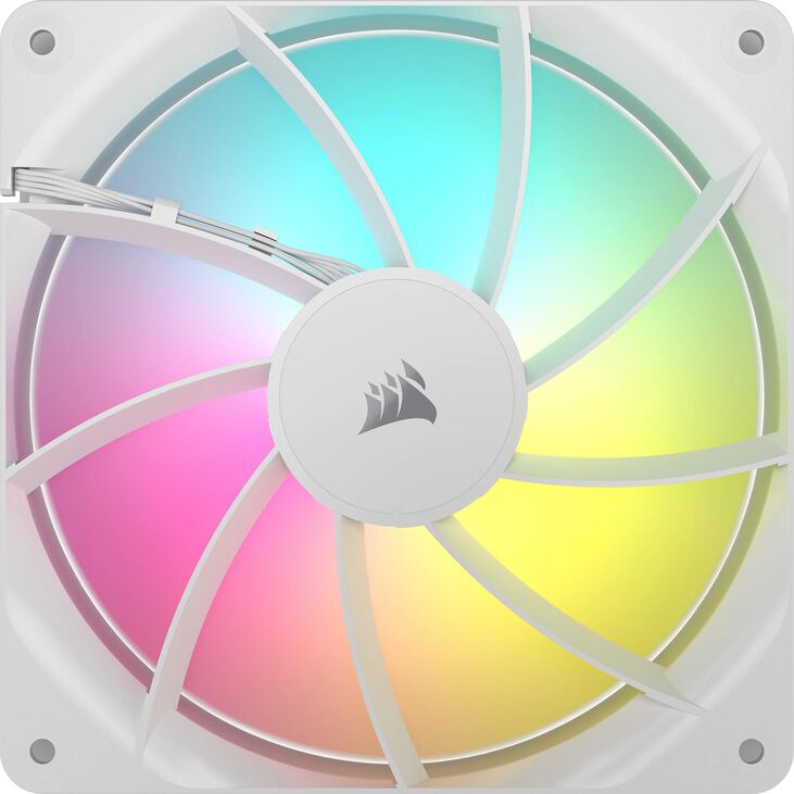 Ventilador Corsair RS140 ARGB PWM Blanco 140mm (Pack 2) image number 3