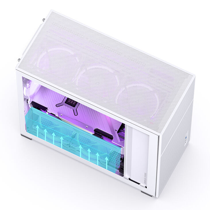Caja ATX Jonsbo D41 MESH Vidrio Templado Blanco image number 16