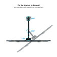 Soporte de Pared Tooq Inclinable 3 Pivotes 37" a 70" M&aacute;x. 35kg Negro image number null