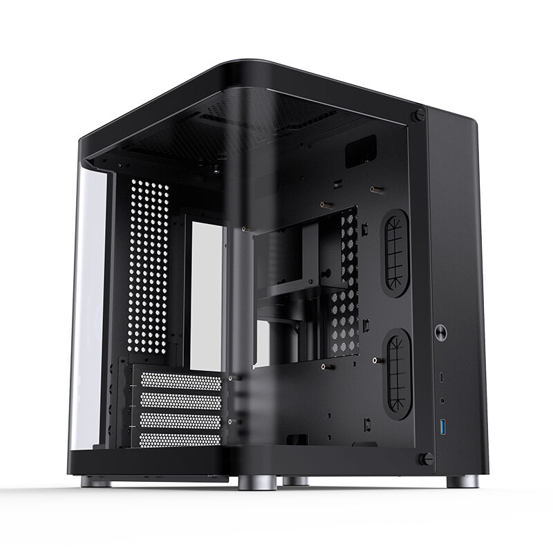 Caja Mcro-ATX Jonsbo TK-1 2.0 Vidrio Templado Negro