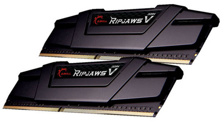 G.Skill Kit 32GB (2 x 16GB) DDR4 3600MHz Ripjaws V Black  CL18 image number 1