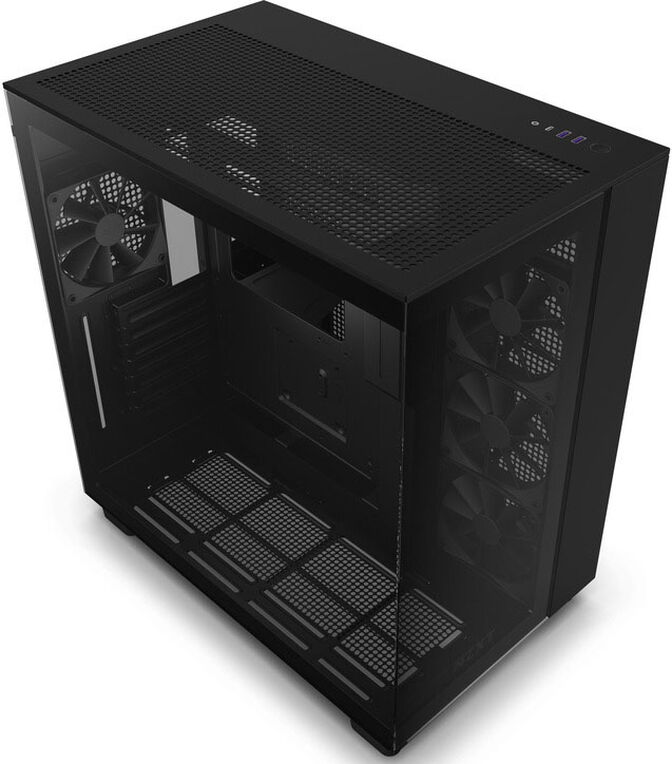 Torre ATX NZXT H9 Flow Negro Cristal Templado image number 2