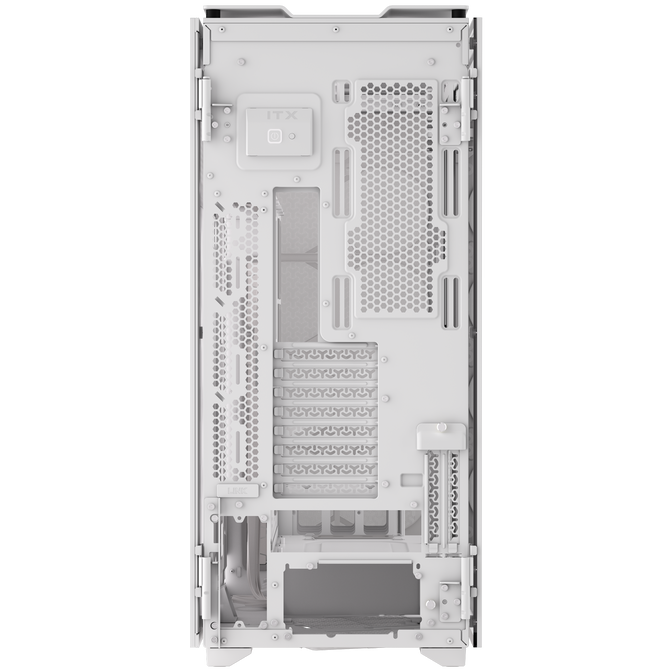 Torre E-ATX Corsair 9000D RGB Airflow Blanca Cristal Templado image number 11