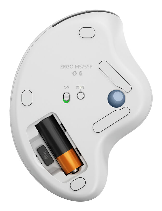 Rat&oacute;n Logitech Ergo M575s Trackball Blanco image number 3