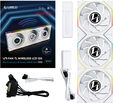 Ventilador Lian Li UNI FAN TL120 LCD Wireless RGB Reverse PWM Blanco 120mm (Pack 3) image number null