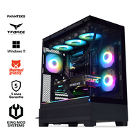 Ordenador King Mod Gamer-PC Phanteks Ryzen 7 7800X3D 32GB DDR5 1TB RTX 5070 Ti WiFi W11
