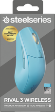 Rat&oacute;n Steelseries Rival 3 Wireless Gen2 Aqua image number null