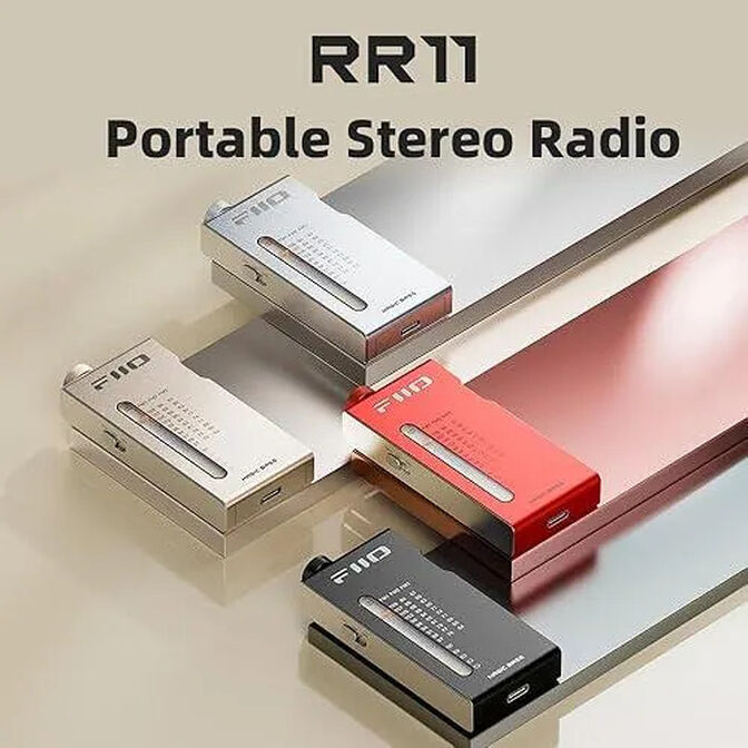 Radio Port&aacute;til con Bater&iacute;a FiiO RR11 Hi-Res Negro image number 4