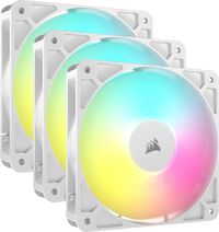 Ventilador Corsair RS120 ARGB PWM Blanco 120mm (Pack 3)