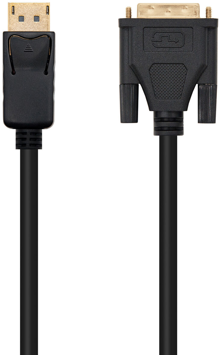 Cable Conversor NanoCable DisplayPort/M para DVI/M 1 M Negro image number 1