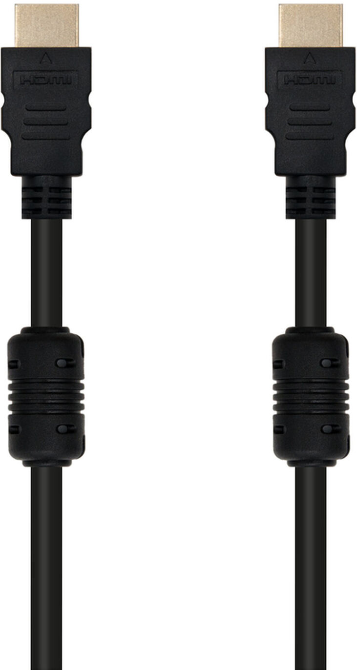 Cable HDMI V1.4 HEC NanoCable USB-A M/M 10 M c/Ferrite image number 0