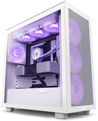 Torre ATX NZXT H7 Flow RGB Blanca Cristal Templado