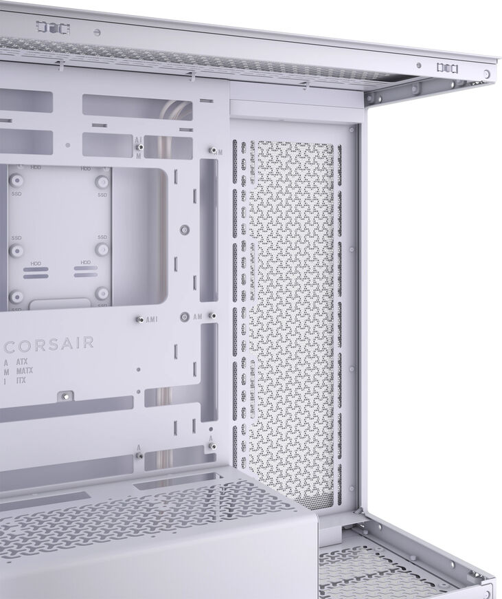 Torre ATX Corsair 3500X Blanco Cristal Templado image number 2
