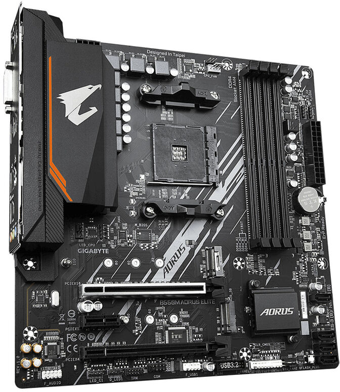 Placa Base Gigabyte B550M Aorus Elite image number 2