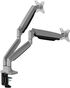 Soporte de Monitor Ewent EW1528 Heavy-Duty 2 Monitores 17" - 49" Articulado Gris image number null