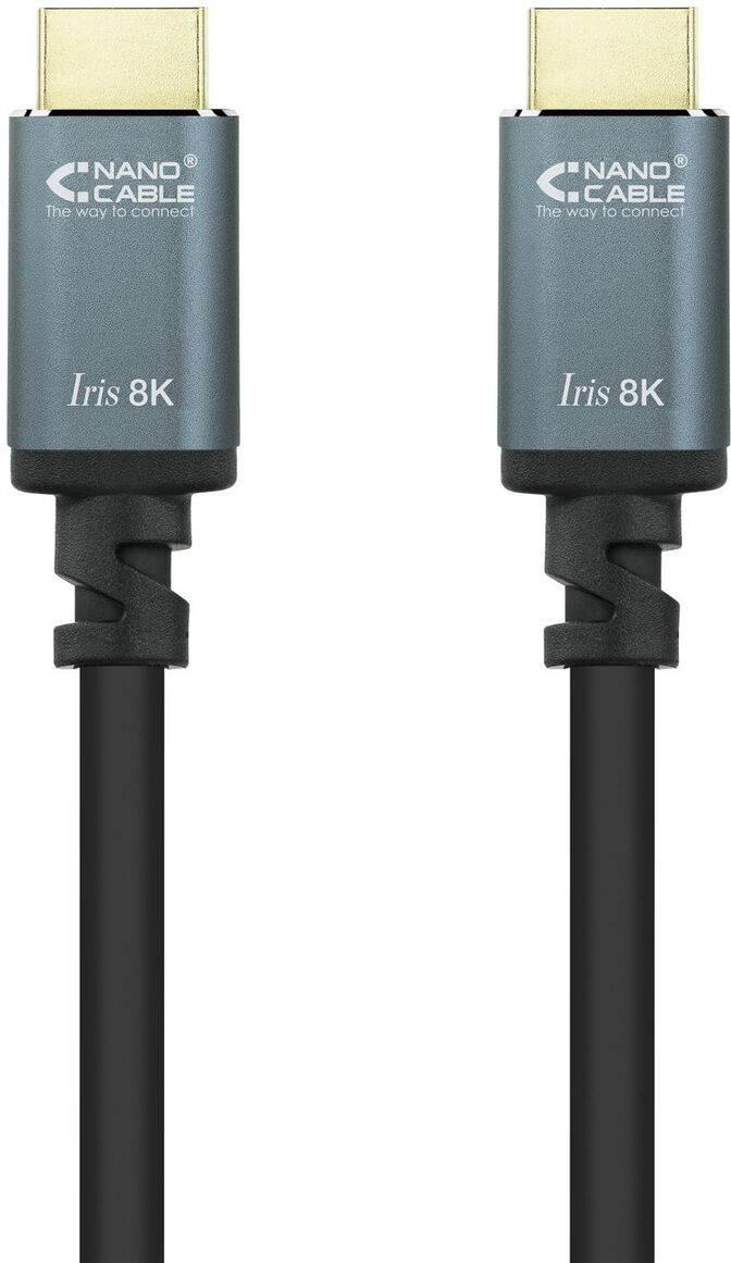 Cable HDMI V2.1 8K NanoCable IRIS USB-A M/M 10 M Negro image number 1