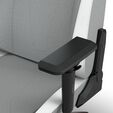 Silla Gaming Corsair TC200 Fabric Blanco/Gris image number null
