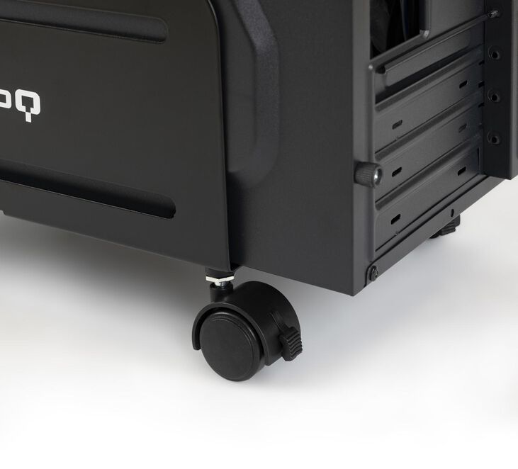 Soporte Móvel Tooq para Caja ATX Negro image number 4