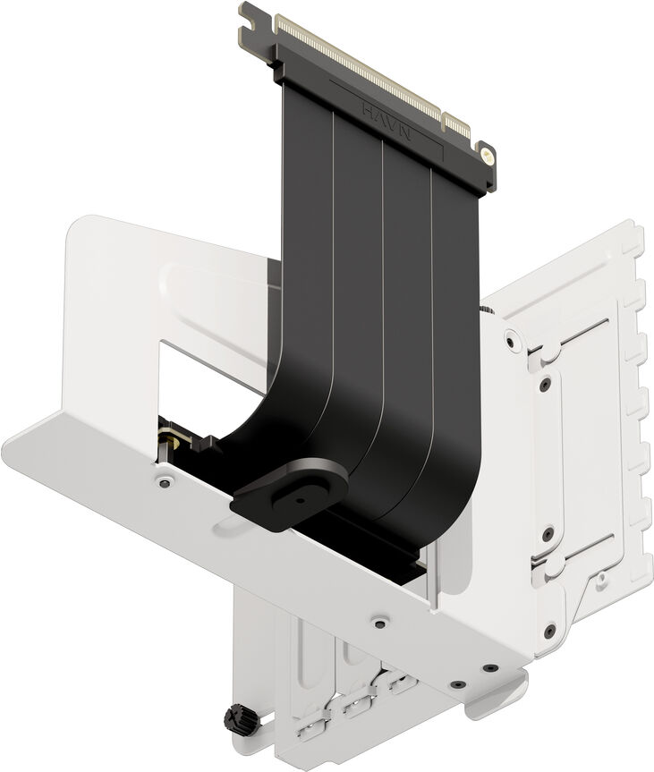 Soporte Vertical GPU con Riser - HAVN HS 420 Blanco image number 1