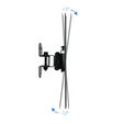 Soporte de Pared Tooq 23" a 42" Max. 25kg Negro image number null