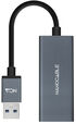 Adaptador Gigabit NanoCable USB 3.0 a Ethernet Gigabit 10/100/1000 Mbps 15 CM Gris image number null
