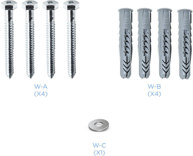 Soporte de Pared Tooq 23" a 55" Max. 30kg Negro image number 5