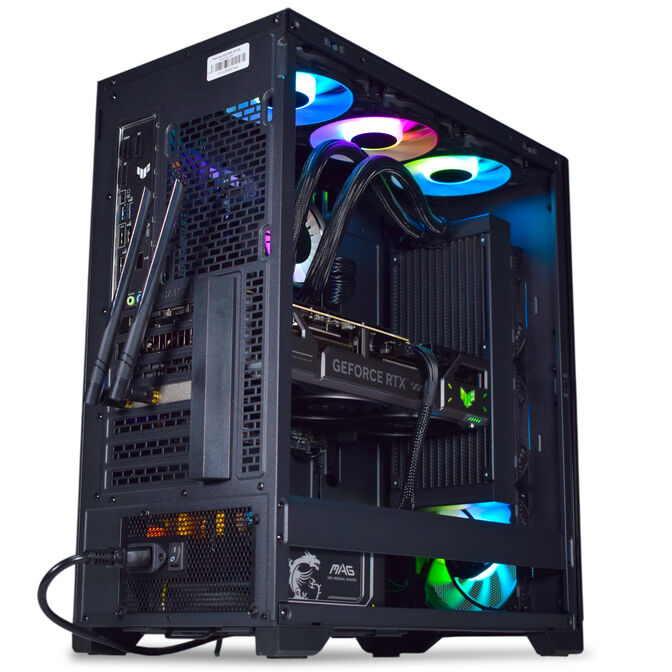 Ordenador King Mod Gamer-PC Powered by ASUS Ryzen 7 7800X3D 32GB DDR5 2TB RTX 5070 WiFi W11 image number 3