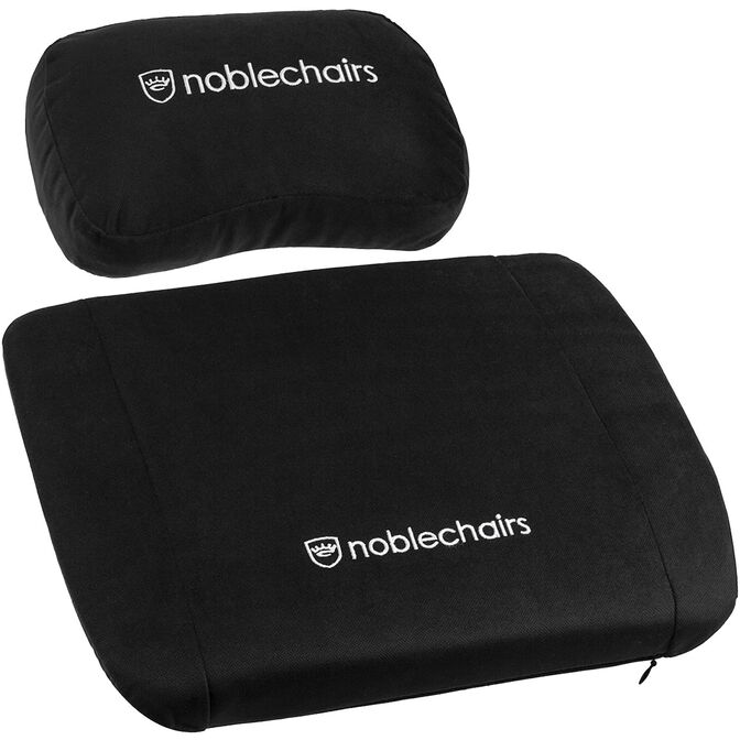 Juego de Almohadas noblechairs Memory Foam Negras image number 1