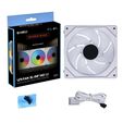 Ventilador Lian Li UNI FAN SL140 Infinity Wireless RGB Reverse Blade PWM Blanco 140mm image number null