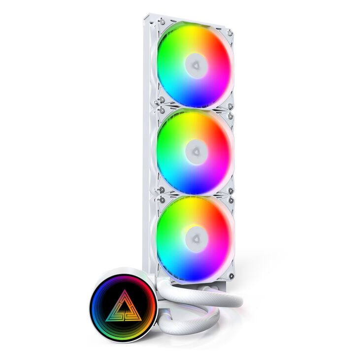Water Cooler CPU Montech LightFlow ARGB 360mm Blanco image number 0