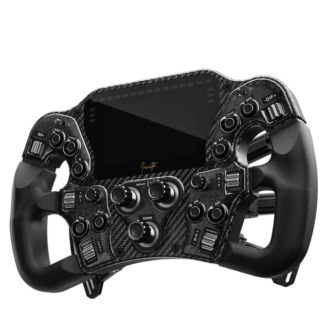 Volante Asetek SimSports Invicta Formula 4.3" LCD, USB-C, Black on Black Edition image number 1