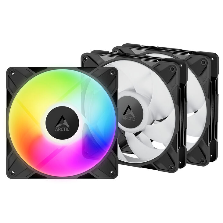 Ventoinha Arctic P14 PRO PWM A-RGB 140mm - Preto (Pack 3) image number 0