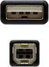 Cable USB 2.0 HQ Com Ferrite Nanocable USB-A/M para USB-B/M 2 M Negro image number null