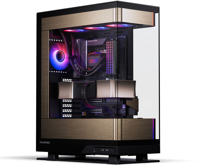 Caja ATX Phanteks Evolv Series X2 Vidro Temperado DRGB Negro/Dorado image number 11