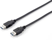 Cable Equip Extensor USB 3.0 A > A M/F 3 M - Negro