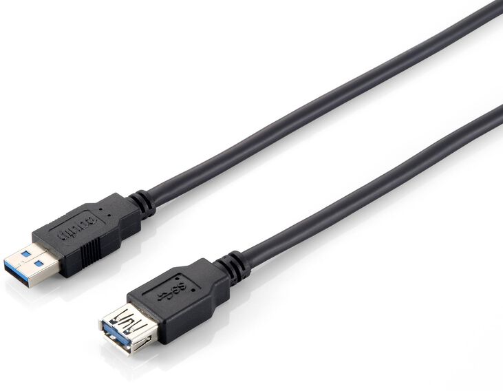 Cable Equip Extensor USB 3.0 A > A M/F 3 M - Negro image number 0