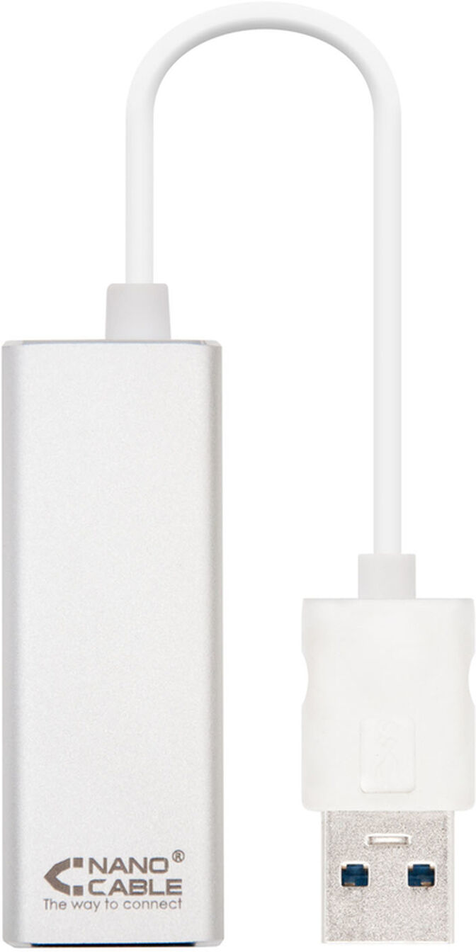 Adaptador Gigabit NanoCable USB 3.0 a Ethernet Gigabit 10/100/1000 Mbps 15 CM image number 0