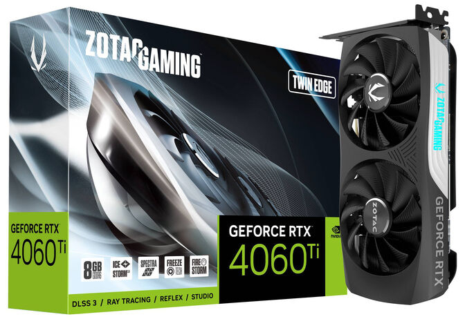 Tarjeta Gr&aacute;fica ZOTAC GeForce&reg; RTX 4060 Ti Twin Edge 8GB GDDR6 DLSS3 image number 0
