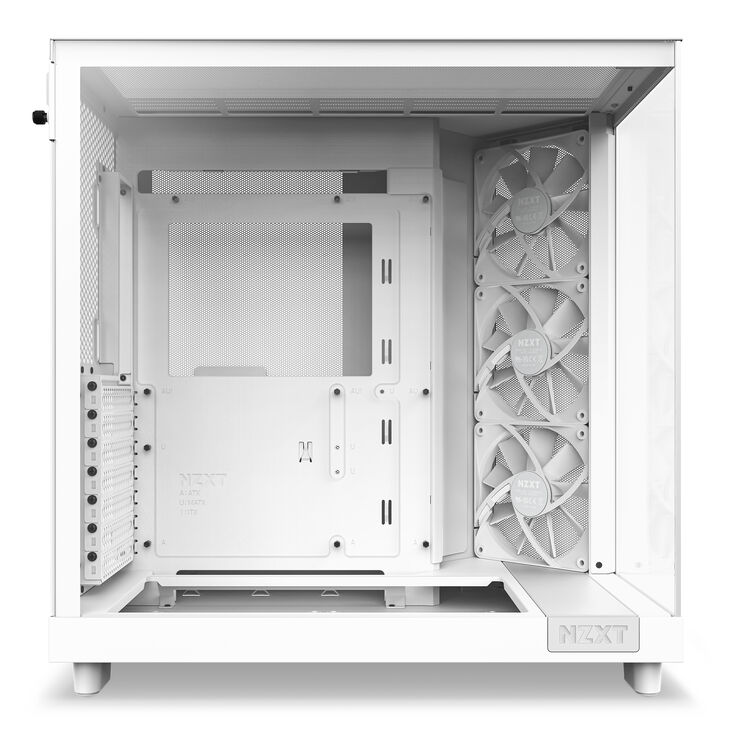 Torre ATX NZXT H6 Flow Blanca Cristal Templado image number 11