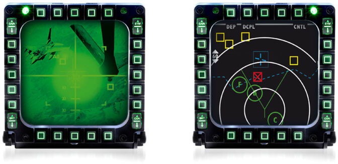 Base Thrustmaster MFD Cygar Joystick USB PC Negro image number 1