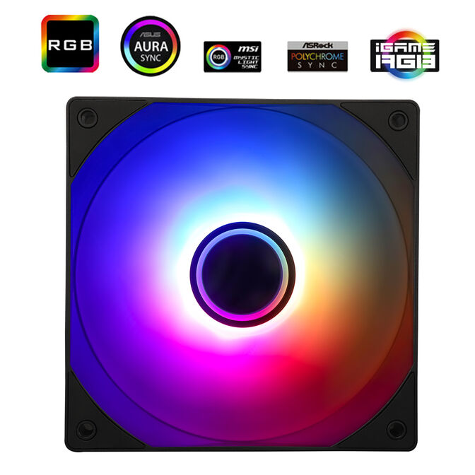 Ventilador Thermalright TL-C12B-S V3 ARGB PWM Negro 120mm (Pack 3) image number 0