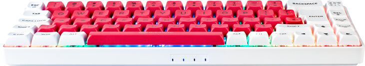 Teclado GAMIAC TKL69G SF, Kailh Blue, Blanco/Rosa - Mecánico (ES) image number 2