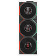 Ventilador Lian Li UNI FAN TL120 LCD FLEX Wireless Reverse Blade Negro 120mm (Pack 3) image number null