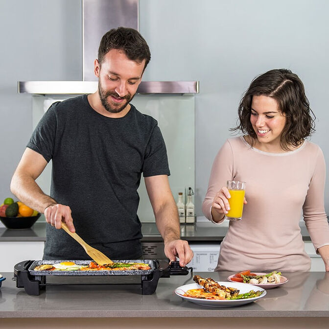 Plancha de Asar Cecotec Rock and Water 2000 image number 9