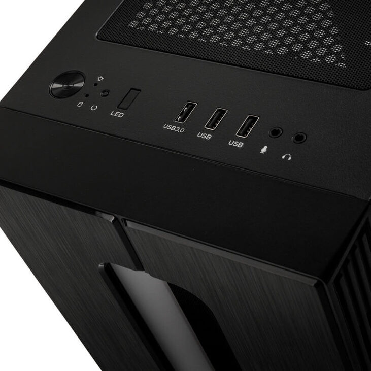 Caja ATX Kolink Nimbus RGB Negro Vidrio Templado image number 4