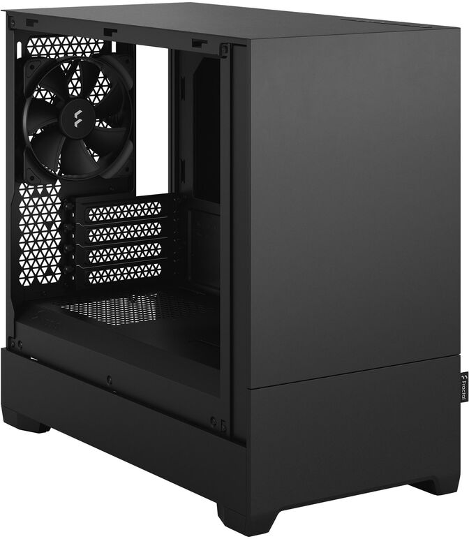 Torre Micro-ATX Fractal Design Pop Mini Silent Black Solid image number 7