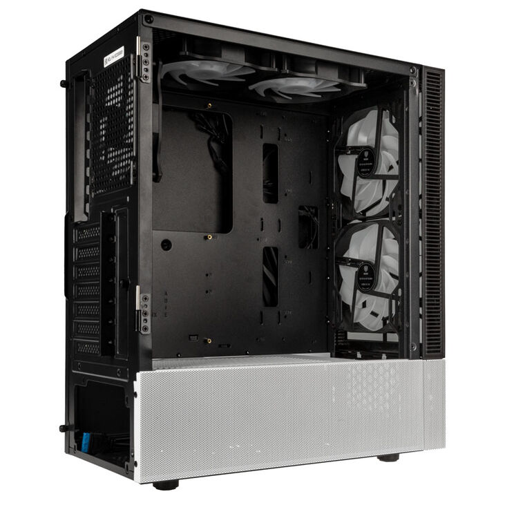 Caja ATX Kolink Observatory MX Glass ARGB Negro/Blanco image number 2