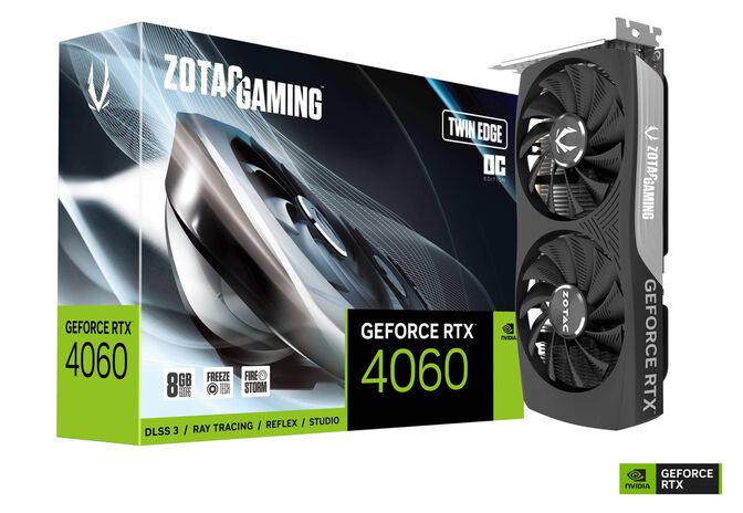 Tarjeta Gr&aacute;fica ZOTAC GeForce&reg; RTX 4060 Twin Edge OC 8GB GDDR6 DLSS3 image number 0